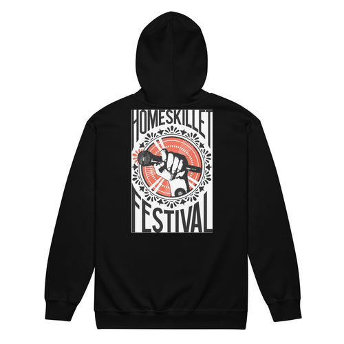 HomeSkillet throwback Unisex heavy blend zip hoodie